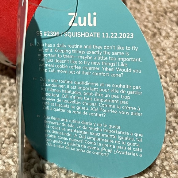 Zuli Squishmallow - Picture 6 of 6